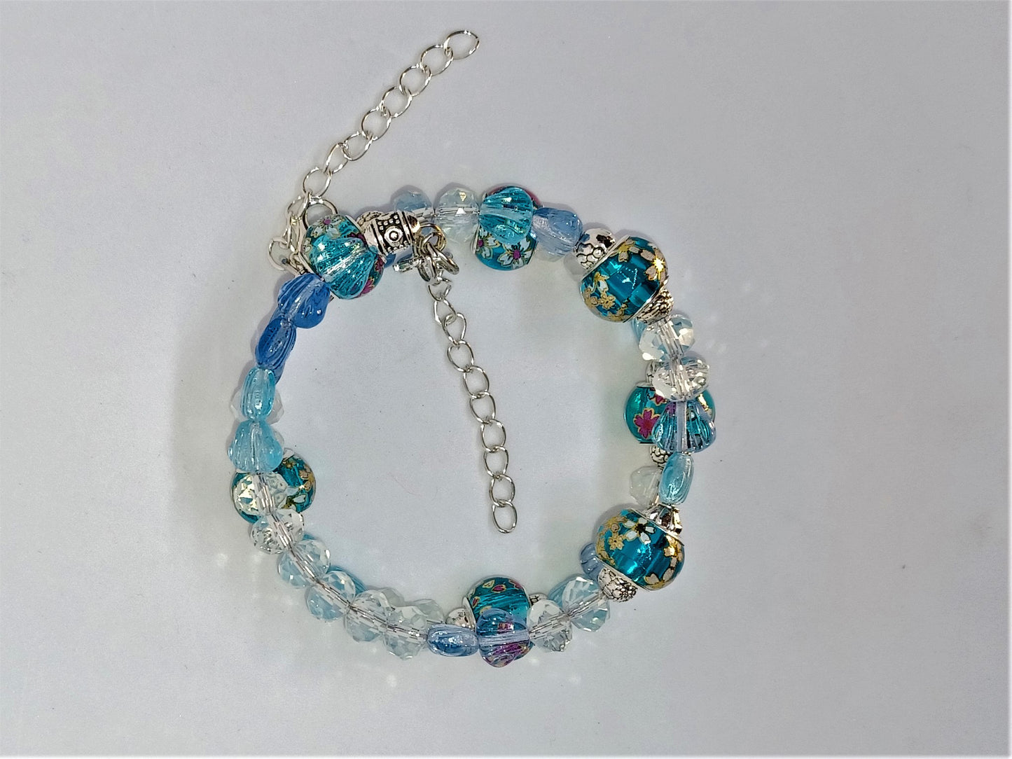 Beautiful Murano Beads in Aquamarine