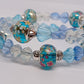 Beautiful Murano Beads in Aquamarine