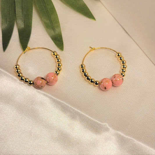 Howlite in Pink