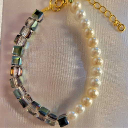 White Pearls and Crystal